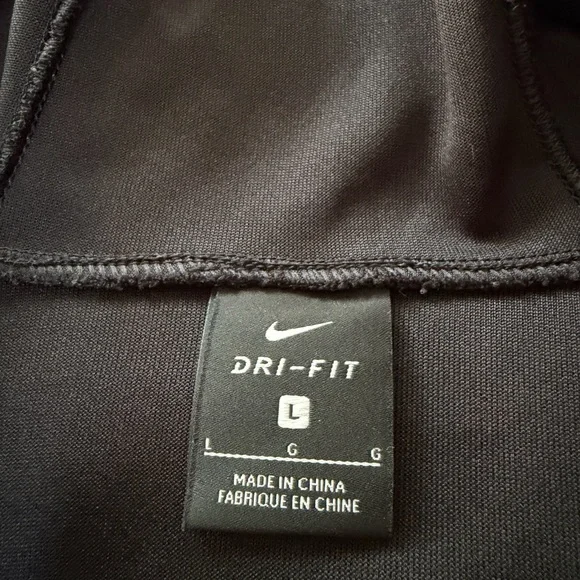 Nike Dri-FIT Black Zip Up Jacket Women’s Large - Picture 3 of 4